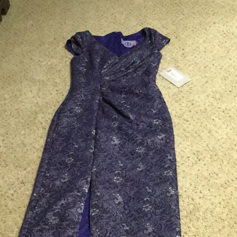 JS COLLECTIBLE BLUE  GOWN SZ 2 NWT - ON HOLD